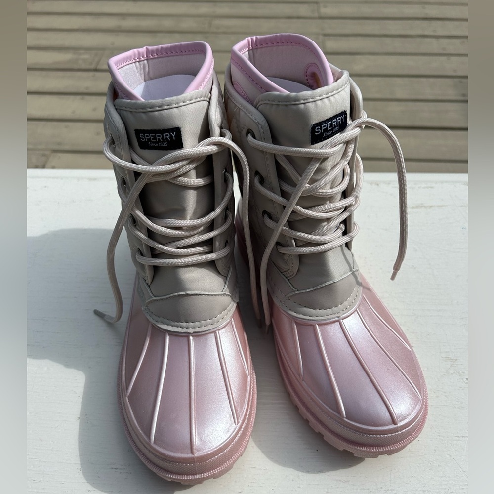 Sperry Rain Boots Size 5 - image 1